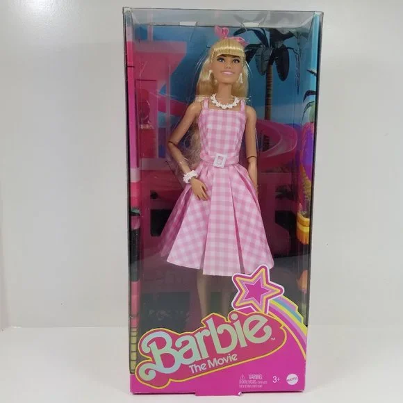 Barbie | Toys | Barbie The Movie Collectible Doll Margot Robbie As Barbie  In Pink Gingham Dress | Poshmark